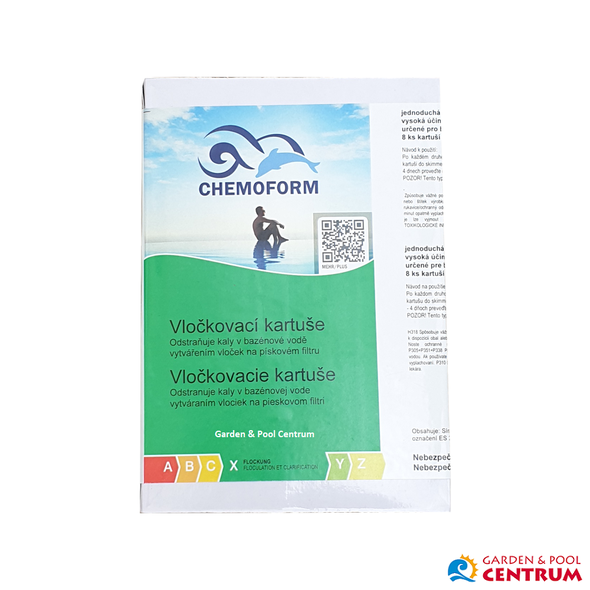 Chemoform Vločkovací kartuše 8 x 125 g