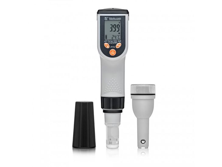 Elektronický Tester PT72 pro měření pH, teploty, TDS, koncentrace soli a vodivosti