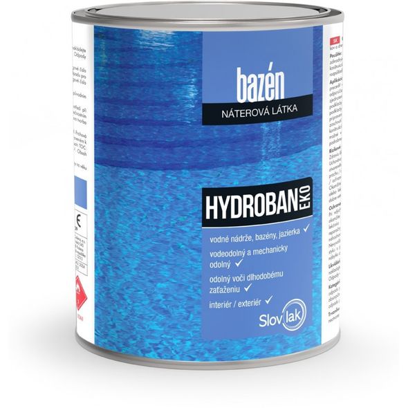 Barva na bazény Hydroban EKO 0420 modrý 4 kg