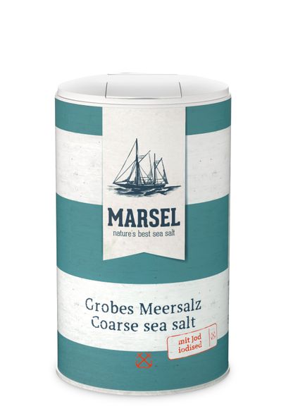 MARSEL® Mořská jídla jodovaná sůl hrubá 500g